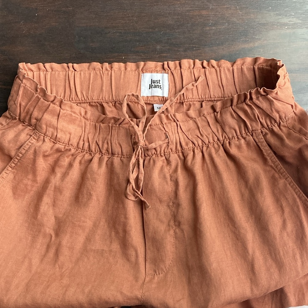 100% linen pants
